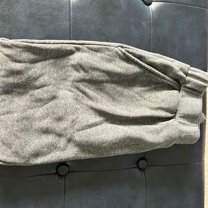 Gray sweat pants